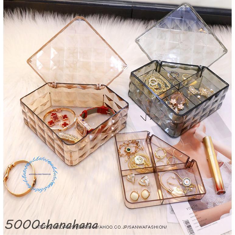 ピアスネックレス アクセサリー収納ケース かわいい 宝石箱 ジュエリー