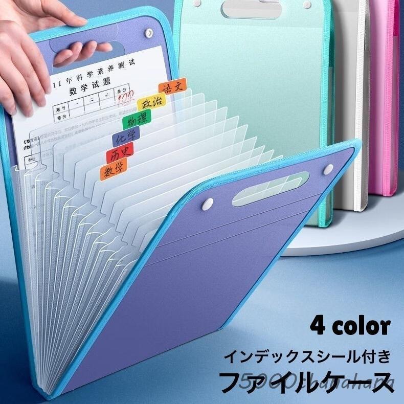 ドキュメントファイル ファイルケース バインダー 文房具 バッグ型 A4