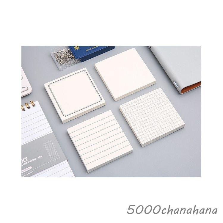 付箋 単品 1冊 文房具 事務用品 メモ 80枚 正方形 スクエア メモ帳