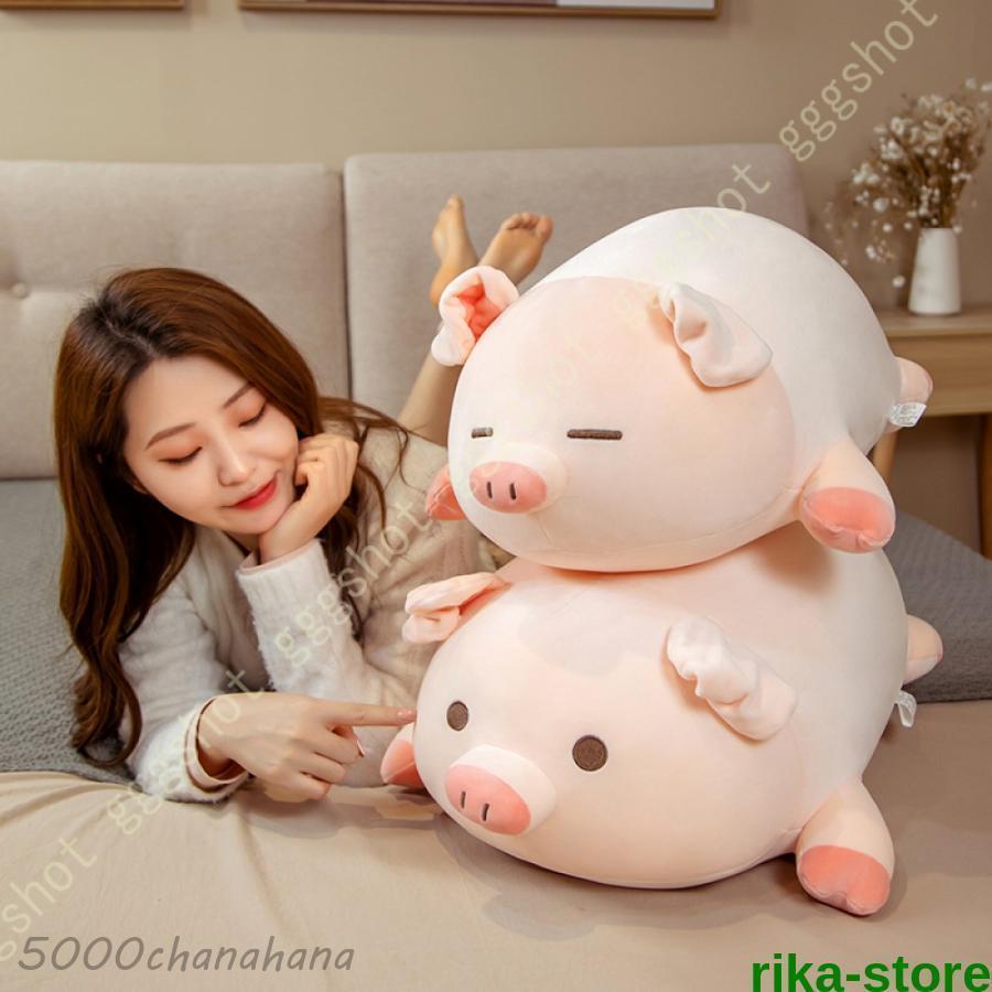 ★１００cm❤️特大1kg❤️新品❤️ぶた❤️ぬいぐるみ❤️BIG❤️ブタ ぬいぐるみ 特大 60cm 豚 可愛い 萌え 人形 動物 ピンク 大きい/巨大