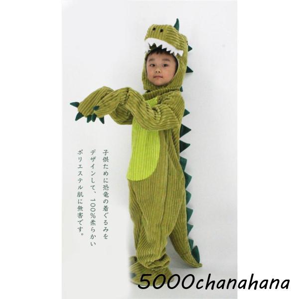 ハロウィン】衣装 子供 恐竜 着ぐるみ 3点セット 衣装 男の子 コスプレ