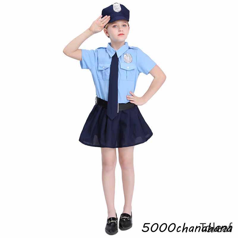 爆買 【ハロウィン】ポリス 仮装 子供 婦人警官 お巡りさん 警察