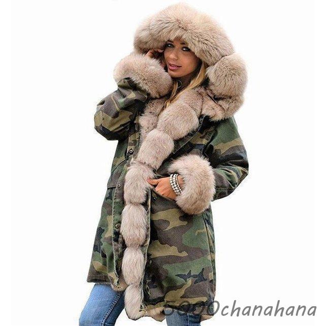 モッズコート ミリタリー スワローテール フェイクファー付き フード