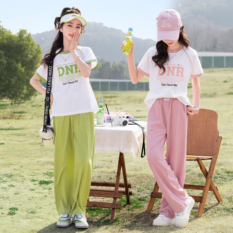 カジュアルセットアップ 2点セット ニット半袖 ジャケット チアガール