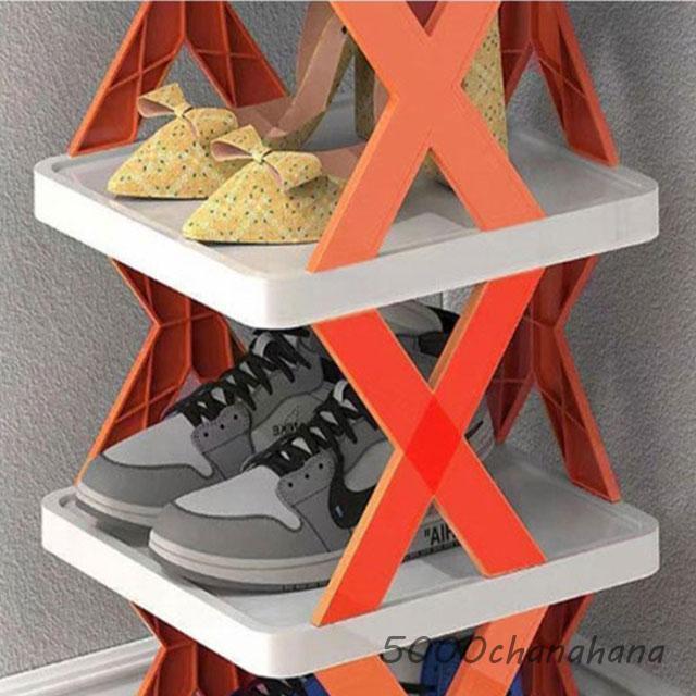 爆買 シューズラック 靴収納 スリム 5段 大容量 下駄箱 省スペース