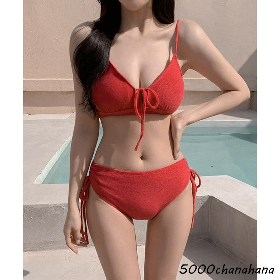 ビキニ水着セット小胸盛れるセパレート水着 : HAMIYAショップ - 通販