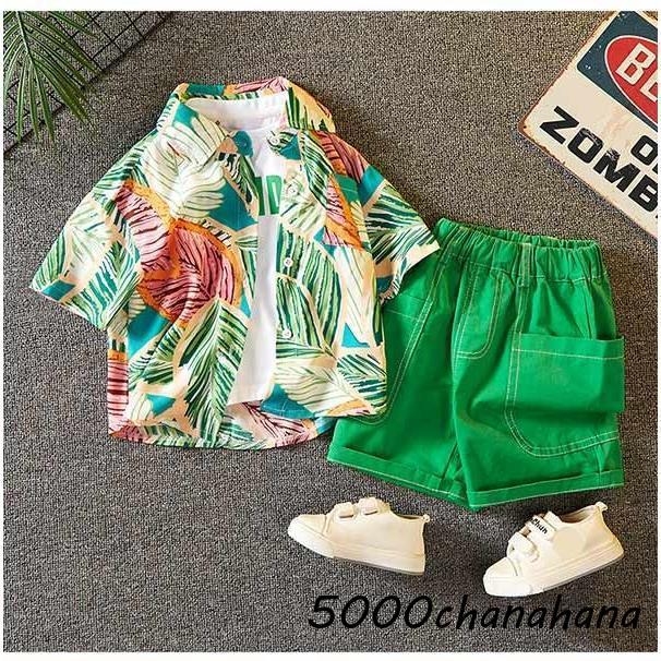 Hawaiian Creations アロハ親子3点セット キッズ 子供服 夏服 男の子