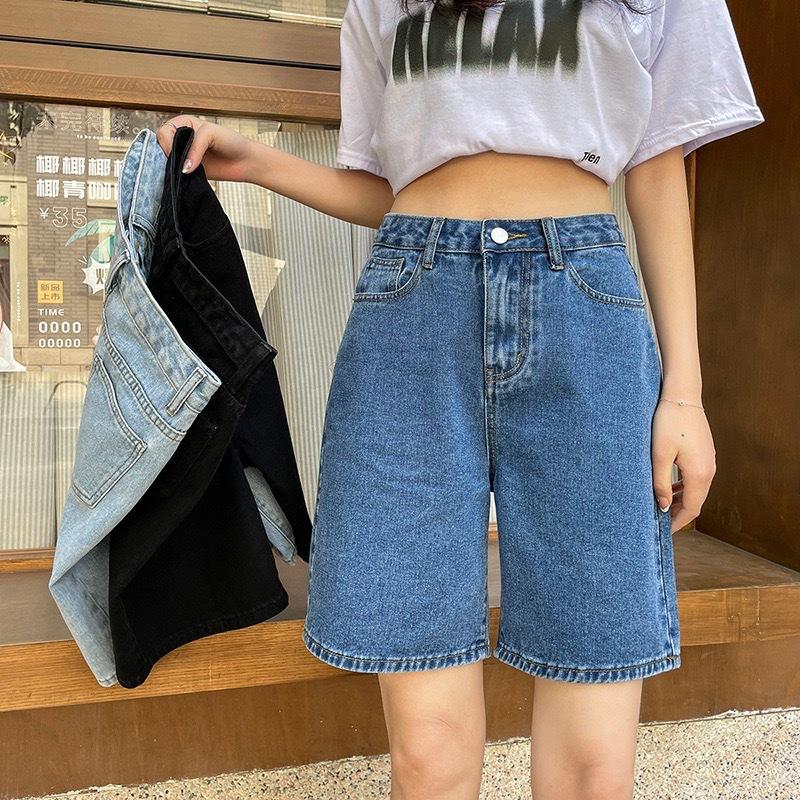  デニム ハーフパンツ ショートパンツ 2本セット　新品 デニム 五分丈ショートパンツ レディース 短パン ハーフパンツ