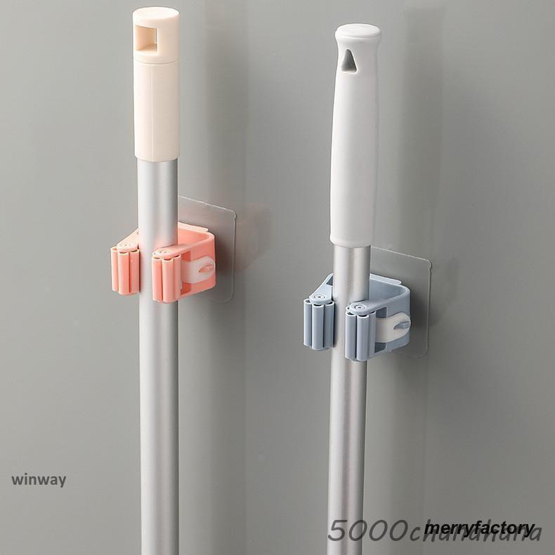 モップホルダー ほうきホルダー 4個セット 傘掛け 傘立て 掃除用具