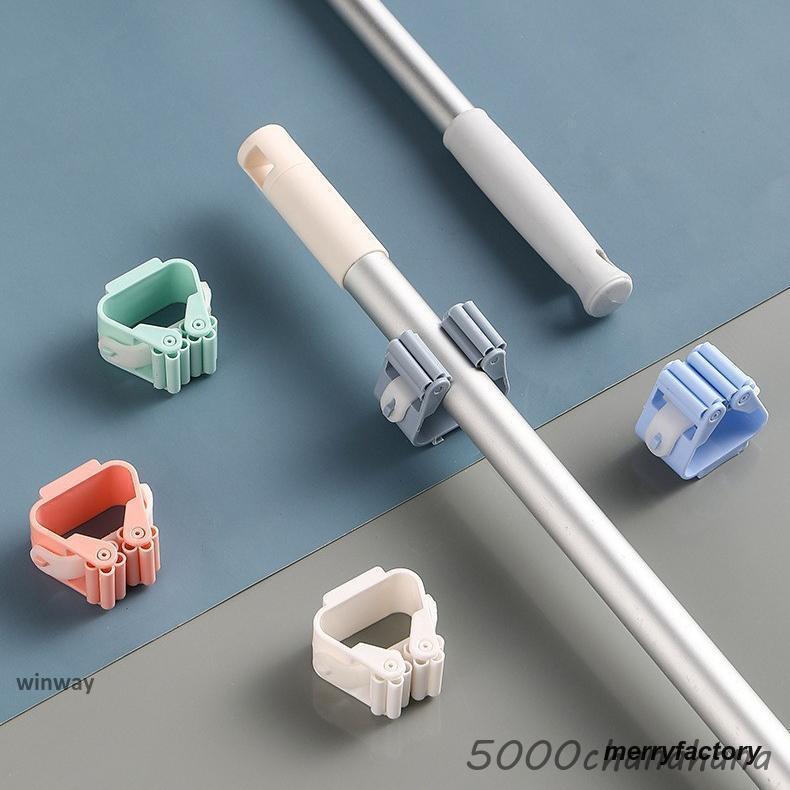 モップホルダー ほうきホルダー 4個セット 傘掛け 傘立て 掃除用具