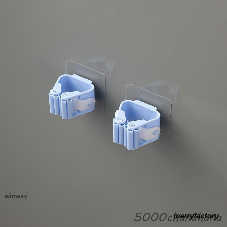 モップホルダー ほうきホルダー 4個セット 傘掛け 傘立て 掃除用具