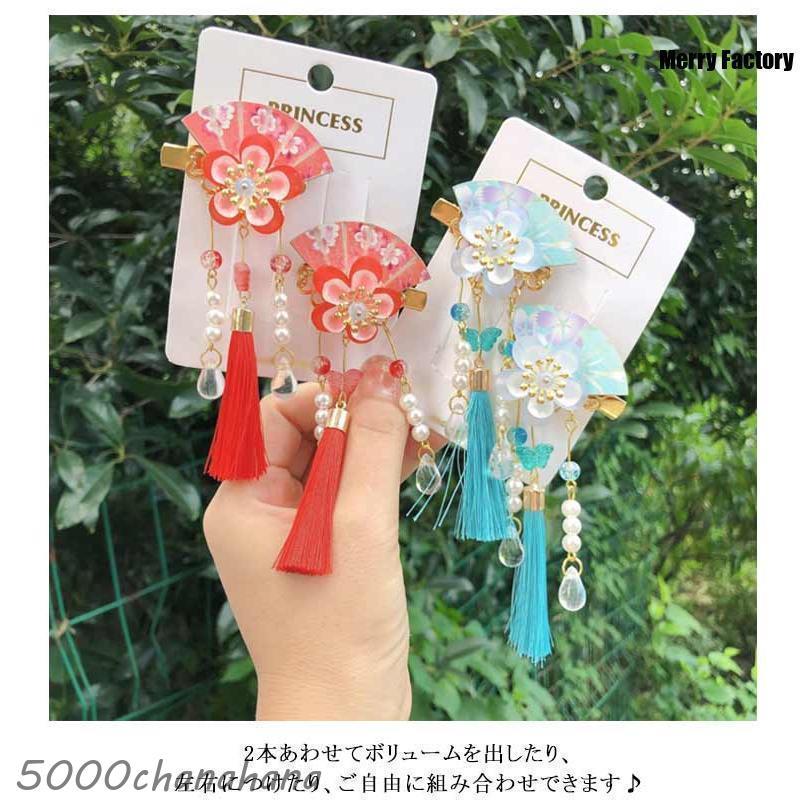 ⭕引き渡し済⭕　s’épanouir七五三髪飾り　2セット　５０００円♪ 髪飾り 2点 七五三 花 3歳 7歳 2点セット 三歳 七歳 ガールズ 女の子