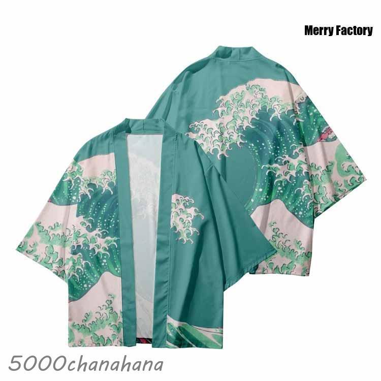 法被 ハッピ レディース メンズ 七分袖 サマーカーディガン 羽織り