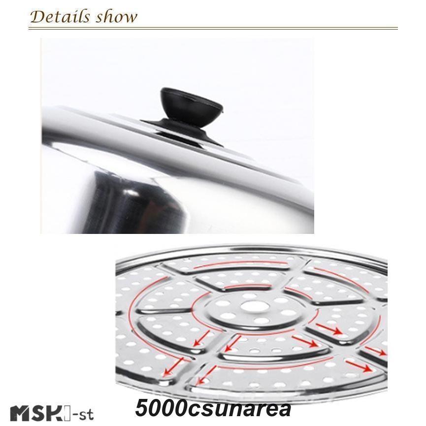 三協アルミ せいろ鍋 蒸し器 二段蒸し器 33cm アルミ製2段セイロ33cm蒸し量5.6升・アルミ製羽釜33cm