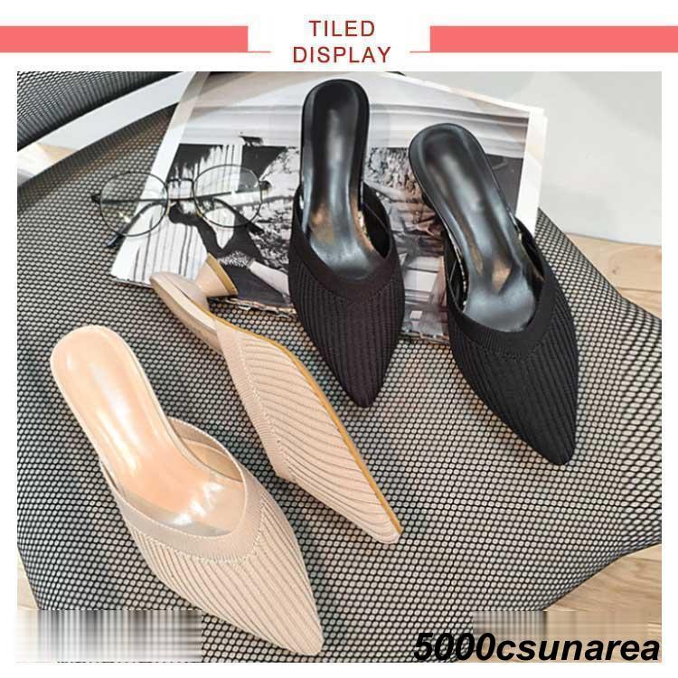 ダイアナ　ミュール　Mサイズ トゥクローズニットミュール ダイアナ ミュール Mサイズ トゥクローズニットミュール 靴・バッグの