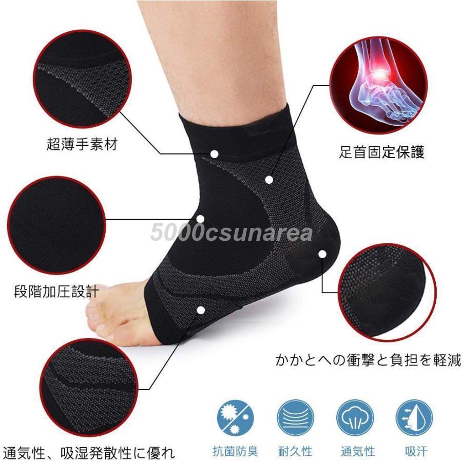 足首サポーター サポーター 土踏まずテーピング 抗菌防臭 通気性 Amazon | サポーター 足首 スポーツ足首サポーター かかと