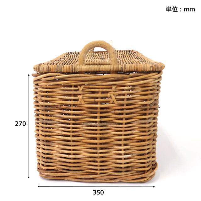 THE AROROG 公式 収納 家具 ラタン かご ふた付き ジ・アラログ
