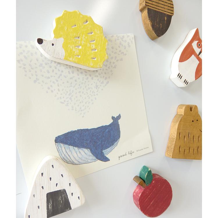 マグネット ふくろうセット はりねずみセット 冷蔵庫 マグネット 磁石 おもちゃ かわいい クレエ ファイブハンドレッドワークス 通販 Yahoo ショッピング