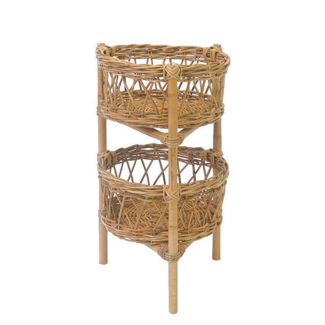 アラログ バスケット 棚　ランドリーカゴ　収納 バスケット アラログ 3段 収納 おしゃれ ランドリーラック 天然素材