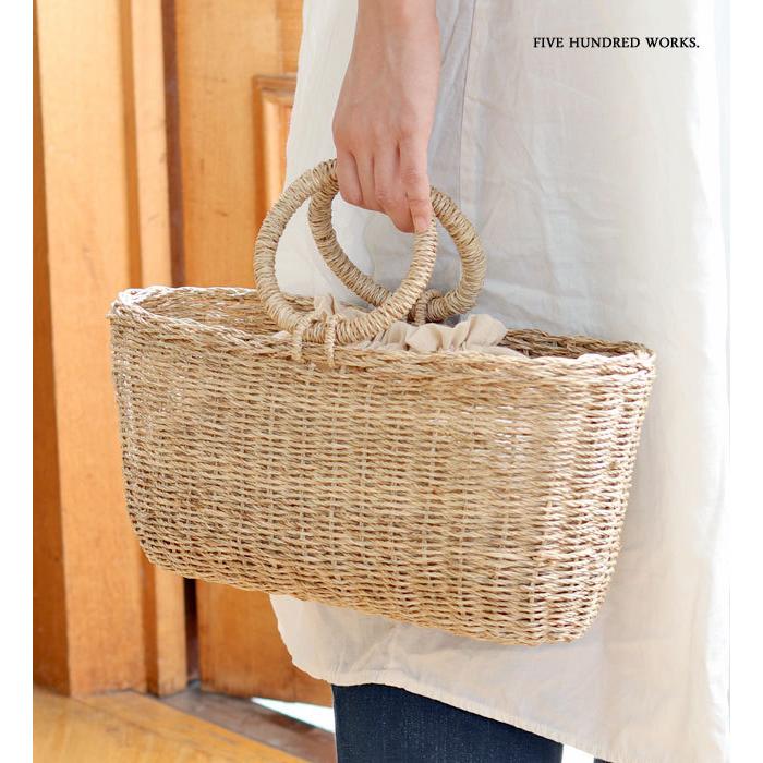 かごバッグ 天然素材 手編み 編み レディース かわいい おしゃれ 天然素材 ジュート サークルハンドル オーバルバッグ クレエ Igf ファイブハンドレッドワークス 通販 Yahoo ショッピング