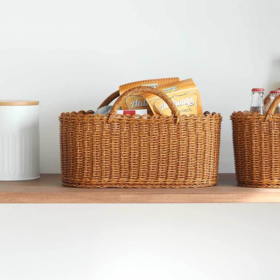 バスケット かご 収納カゴ ナチュラル 収納 おしゃれ 洗える 公式