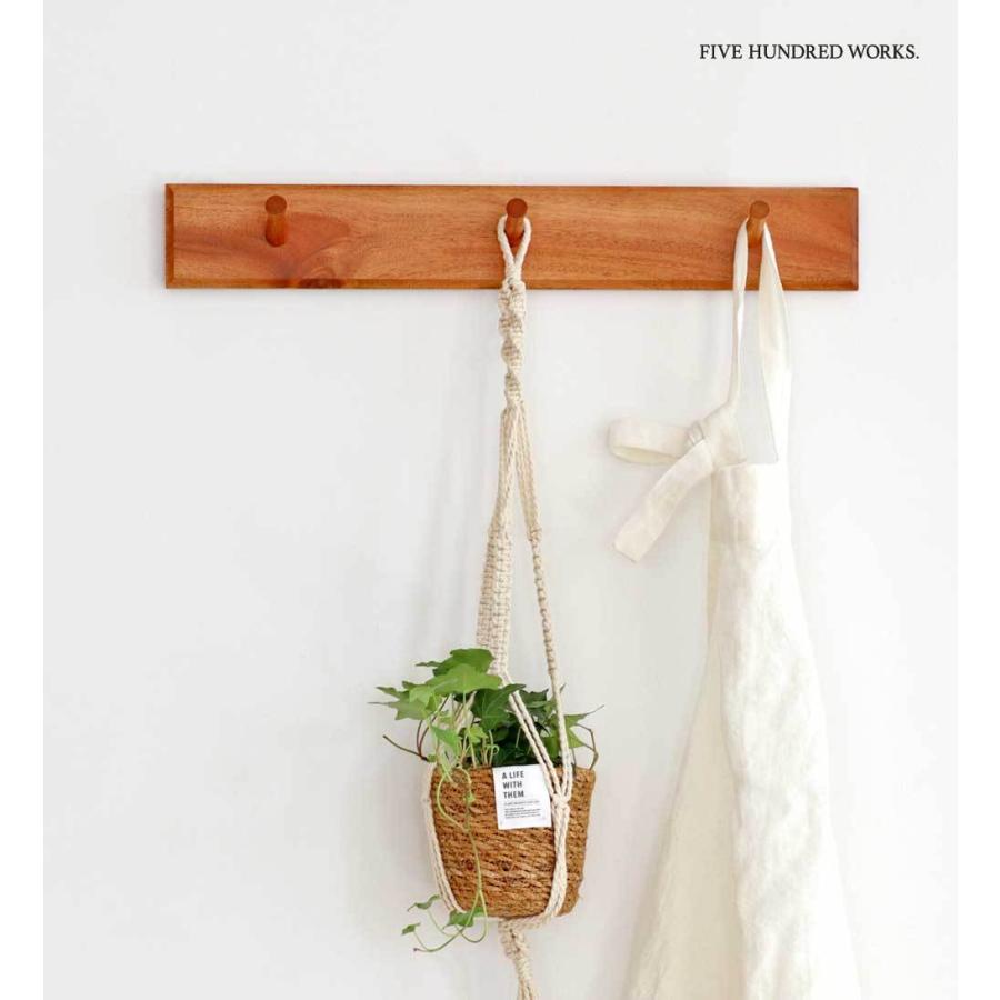 Creer ウォールハンガー ハンガーフック ハンガーラック 木製 壁掛け