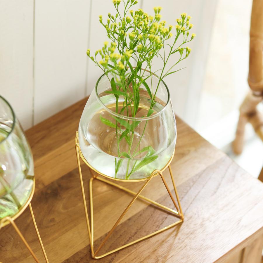 花瓶 おしゃれ フラワーベース ガラス 公式 インブルーム スタンド