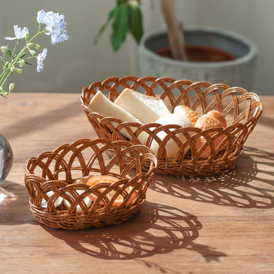 Creer バスケット かご 収納カゴ ナチュラル 収納 おしゃれ 洗える