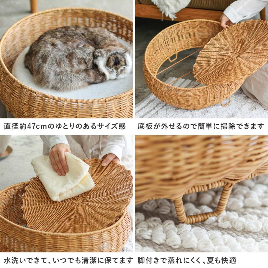 公式 ネコベッド ペット 猫 ネコ ねこ ベッド 円形 丸形 洗える 猫用