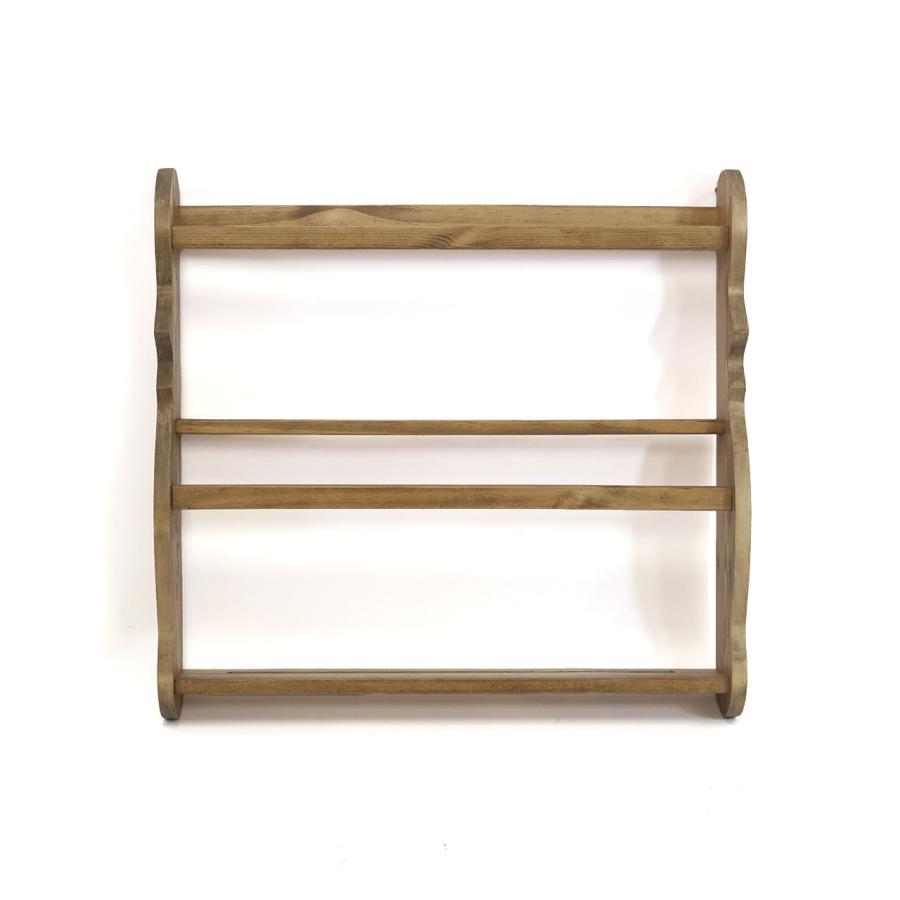 Creer ウォールシェルフ 壁 棚 収納 おしゃれ プレートラック 木製