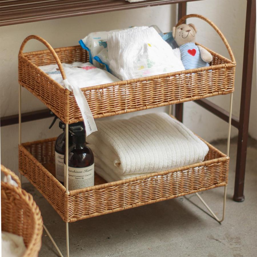 Creer 公式 キッチン収納 ラック 2段 3段 スリム ラージ サイド