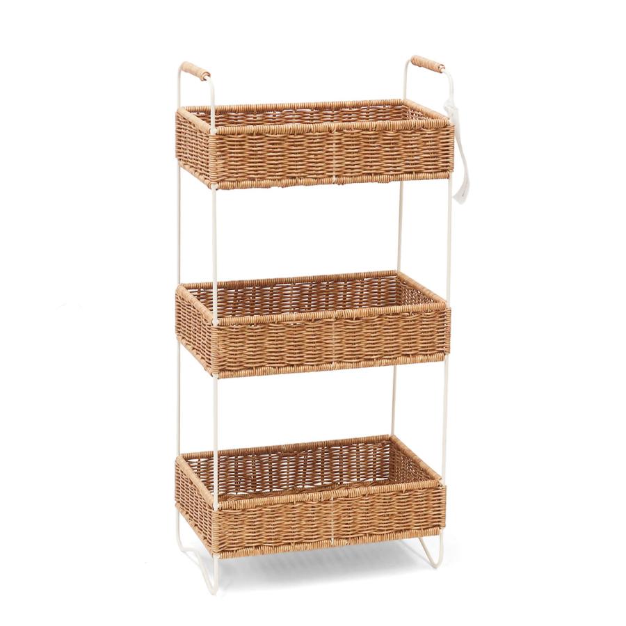 Creer 公式 キッチン収納 ラック 2段 3段 スリム ラージ サイド