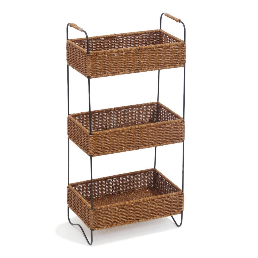 Creer 公式 キッチン収納 ラック 2段 3段 スリム ラージ サイド