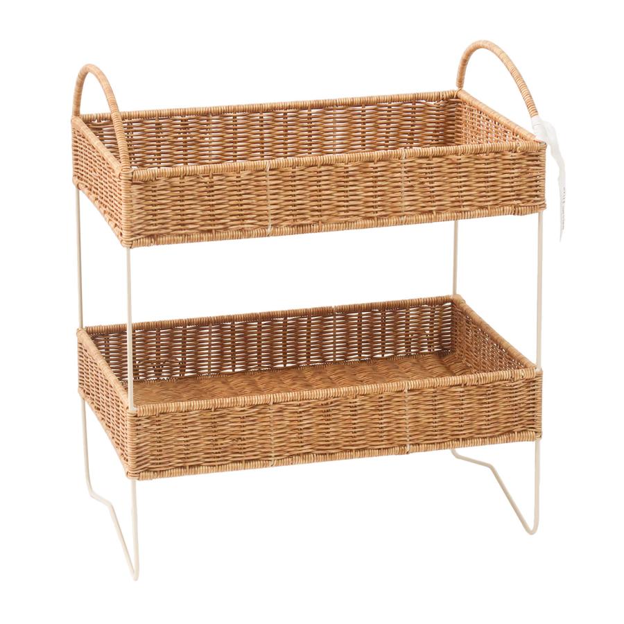 Creer 公式 キッチン収納 ラック 2段 3段 スリム ラージ サイド