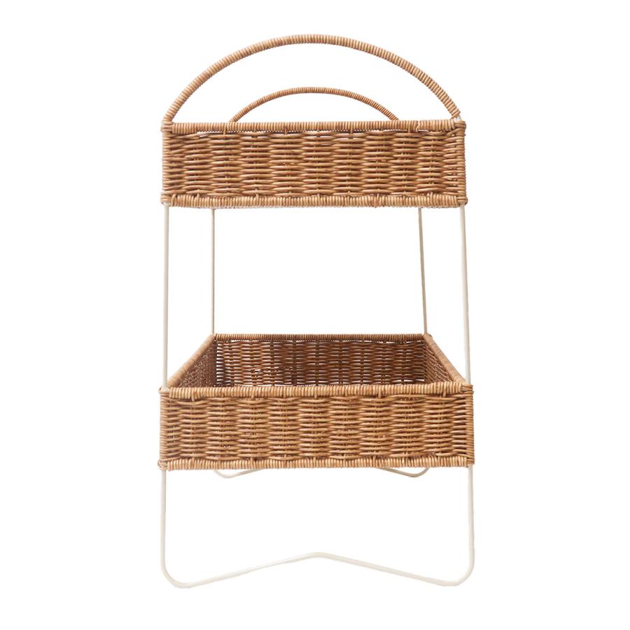 Creer 公式 キッチン収納 ラック 2段 3段 スリム ラージ サイド