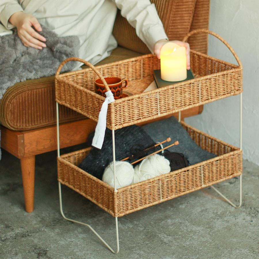 Am'06 ユティル 3段ラック　収納ラック➕おまけ➕サイドテーブル Creer 公式 キッチン収納 ラック 2段 3段 スリム ラージ サイド