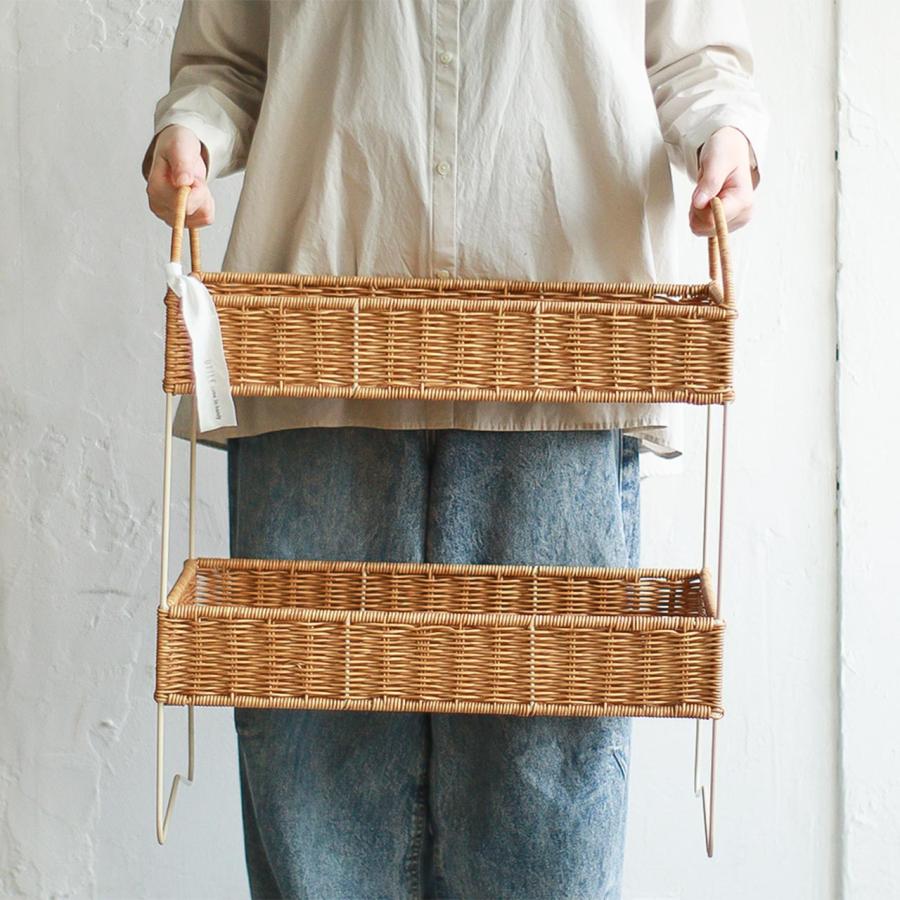 Creer 公式 キッチン収納 ラック 2段 3段 スリム ラージ サイド