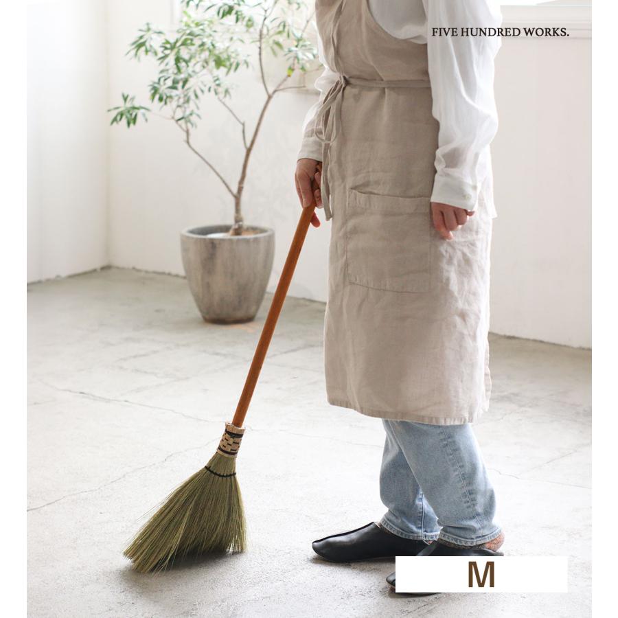 ほうき ホウキ 箒 掃除 掃き掃除 革紐付き 日用品 道具 い草 天然素材