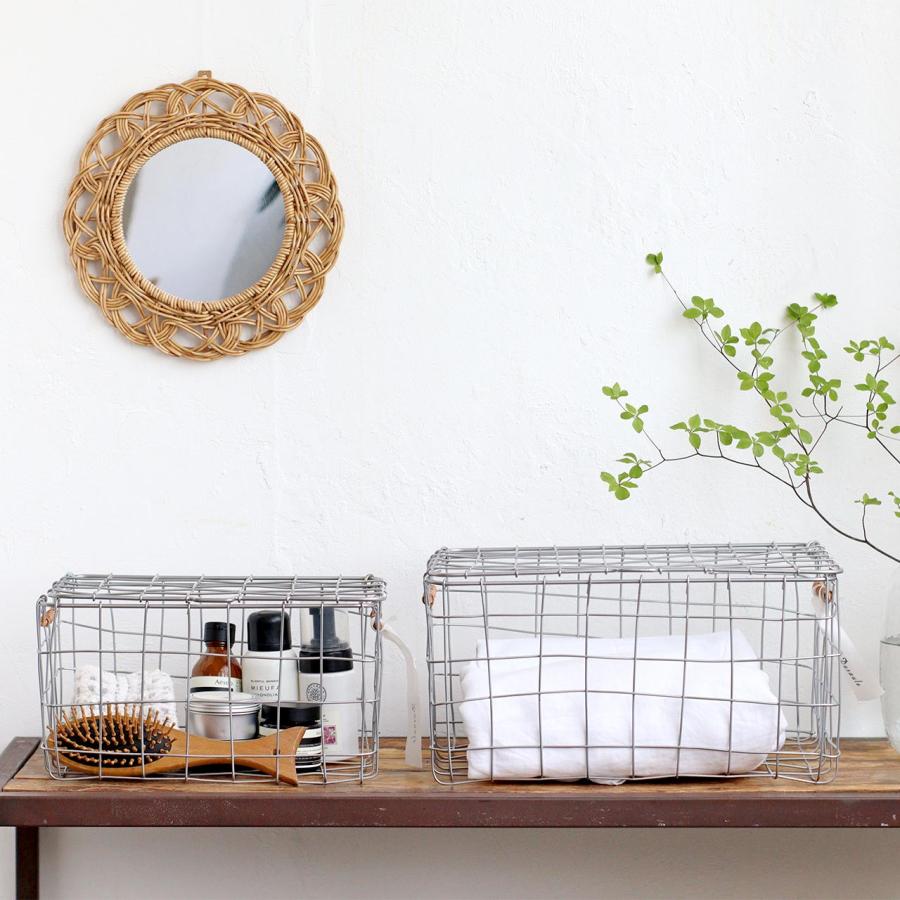 Creer（家具、インテリア） ワイヤーバスケット 収納かご カゴ かご