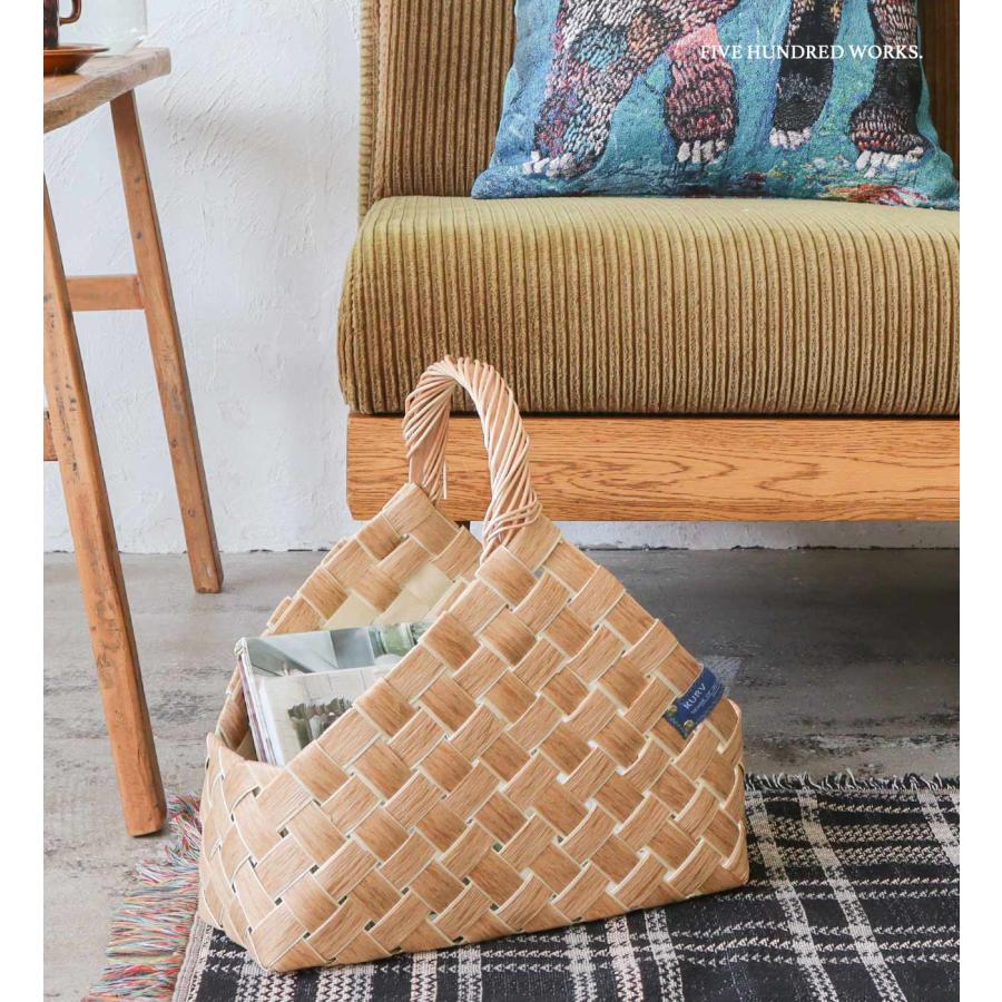 Creer（家具、インテリア） バスケット かご 籠 三角 収納 収納