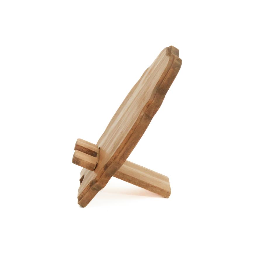 木製 スマートフォンスタンド パイン材 携帯スタンド 卓上 充電 天然木