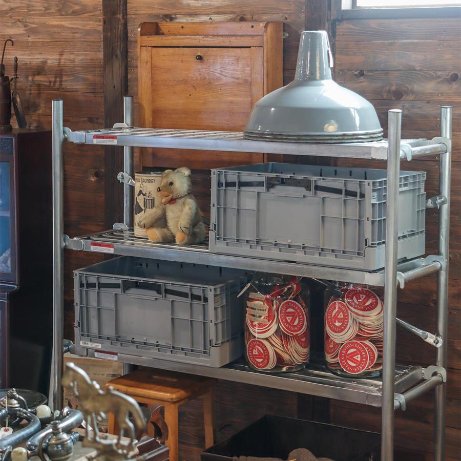 POST GENERAL シェルフ スチールラック オープンラック 棚 3段