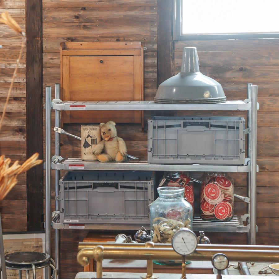 POST GENERAL シェルフ スチールラック オープンラック 棚 3段