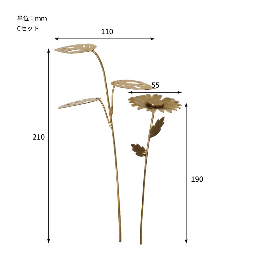 公式 アートフラワー フラワー 2本セット 花 植物 かすみ草 オリーブ