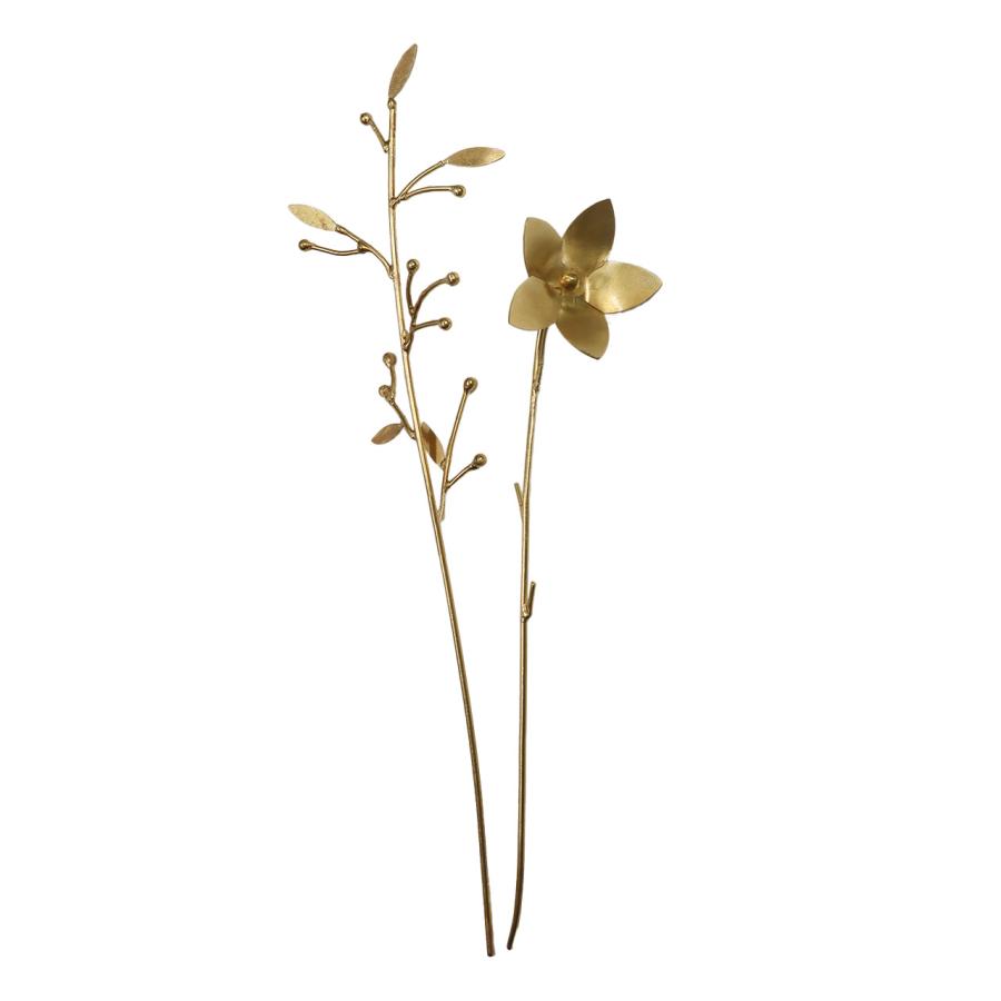 公式 アートフラワー フラワー 2本セット 花 植物 かすみ草 オリーブ
