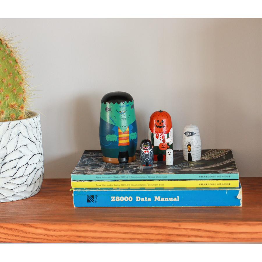 Creer マトリョーシカ 人形 モンスター ハロウィン かぼちゃ おばけ