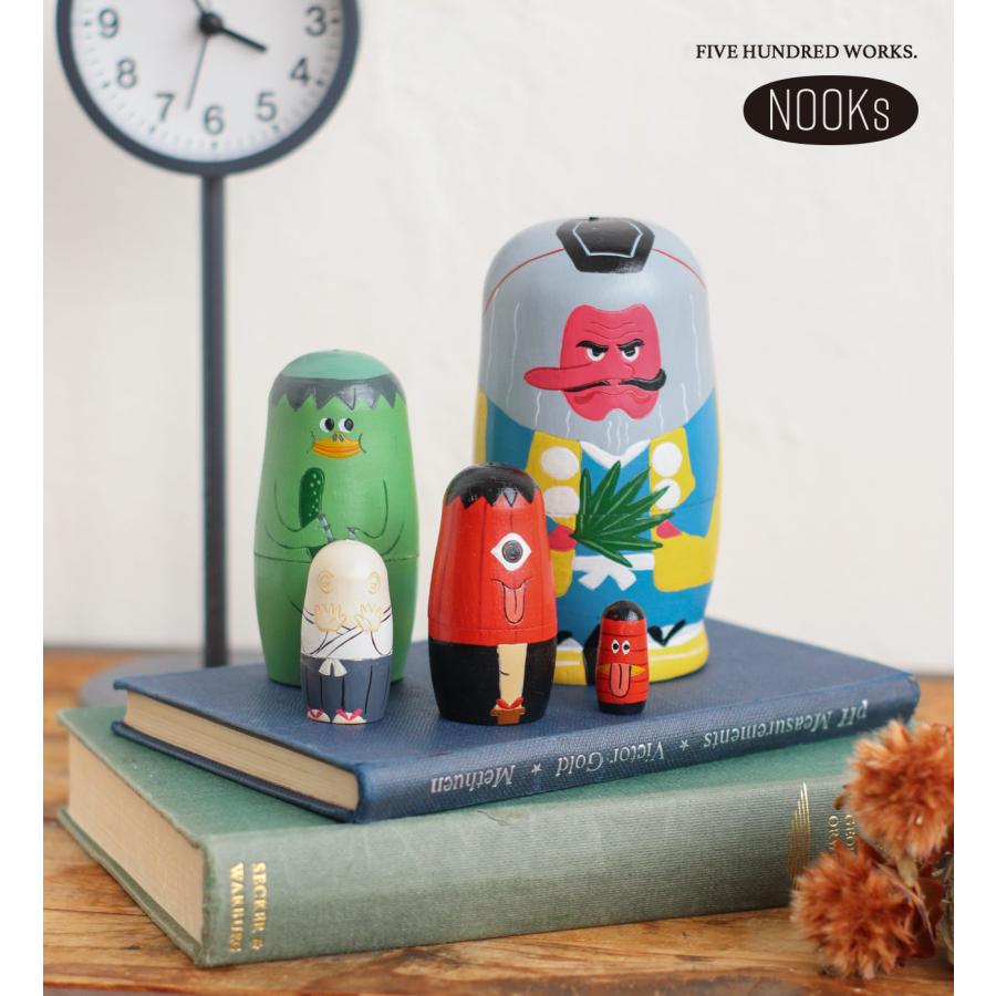 Creer マトリョーシカ 人形 妖怪 妖怪グッズ 天狗 河童 のっぺらぼう