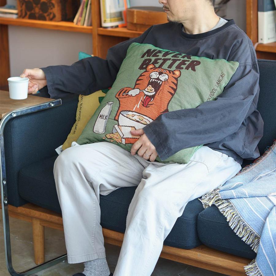 クッションカバー 45×45cm ジャガード 洗える オールシーズン インテリア クマ タイガー 公式 ポストジェネラル トゥーゴークッションカバー / 再入荷 / | POST GENERAL | 05