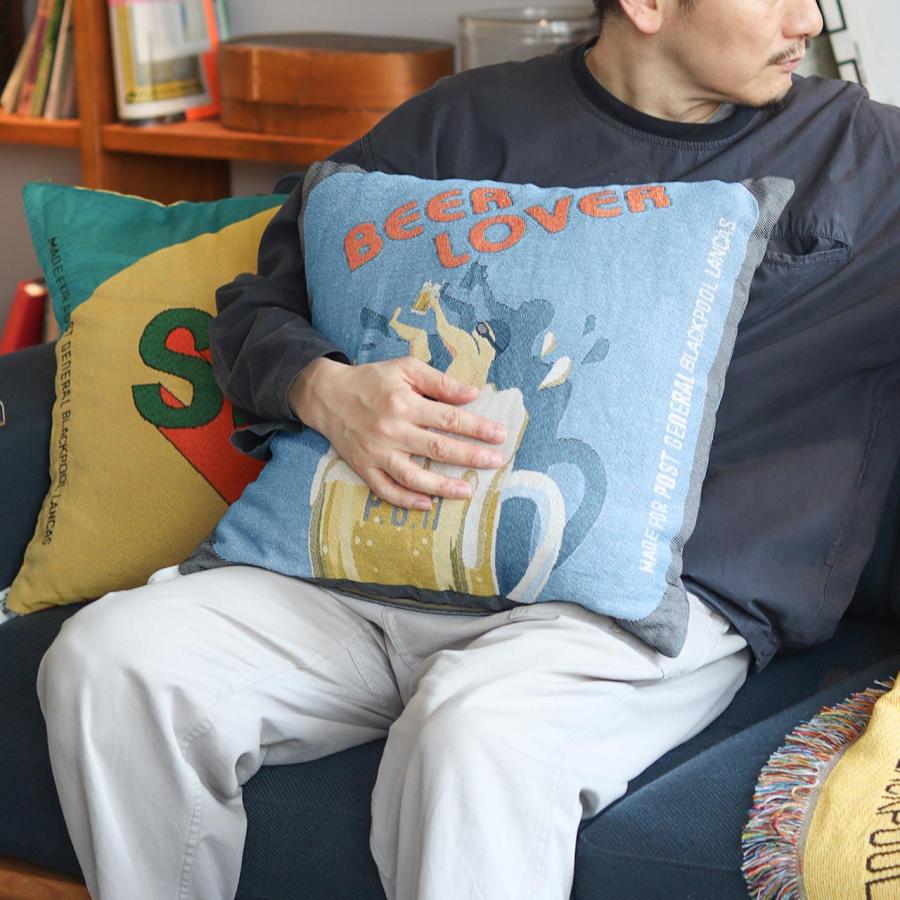 クッションカバー 45×45cm ジャガード 洗える オールシーズン インテリア クマ タイガー 公式 ポストジェネラル トゥーゴークッションカバー / 再入荷 / | POST GENERAL | 06