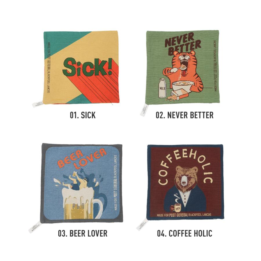 クッションカバー 45×45cm ジャガード 洗える オールシーズン インテリア クマ タイガー 公式 ポストジェネラル トゥーゴークッションカバー / 再入荷 / | POST GENERAL | 12